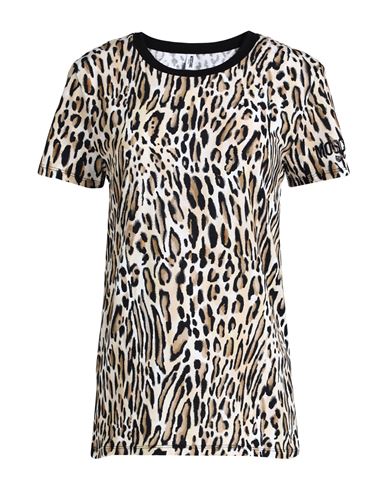 Moschino Woman Cover-up Camel Size Xs Cotton In Beige