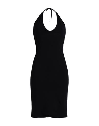 Moschino Woman Cover-up Black Size L Cotton, Elastane