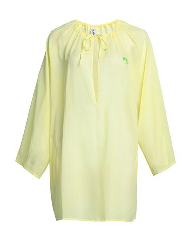 Moschino Woman Cover-up Yellow Size Xs Cotton