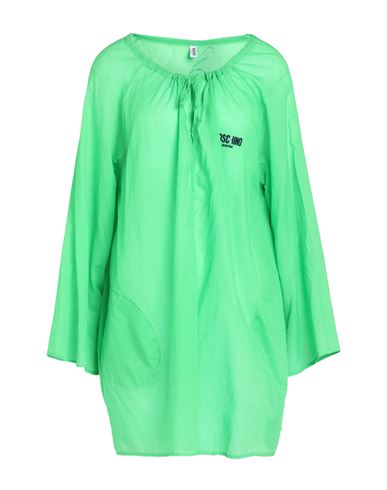 Moschino Woman Cover-up Green Size Xs Cotton
