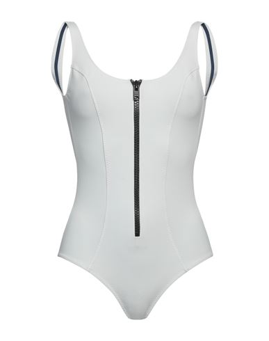Shop Lisa Marie Fernandez Woman One-piece Swimsuit Light Grey Size 2 Nylon, Elastane