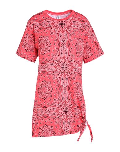 Moschino Woman Cover-up Tomato Red Size L Cotton, Elastane