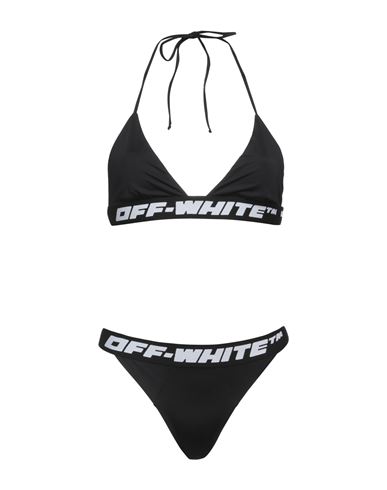 Shop Off-white Woman Bikini Black Size 8 Polyester, Elastane
