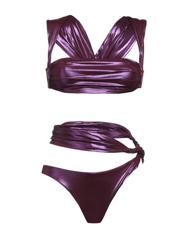Attico The  Woman Bikini Mauve Size M Nylon, Elastane In Purple
