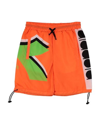 Shop Diadora Toddler Boy Swim Trunks Orange Size 4 Polyester