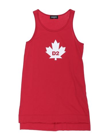 Dsquared2 Toddler Girl Cover-up Red Size 6 Cotton In Red