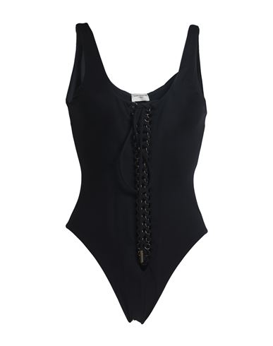 Shop Saint Laurent Woman One-piece Swimsuit Black Size L Polyamide, Elastane