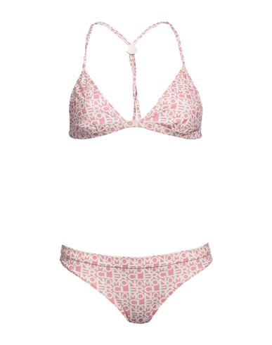 Moncler Woman Bikini Pastel Pink Size S Polyamide, Elastane
