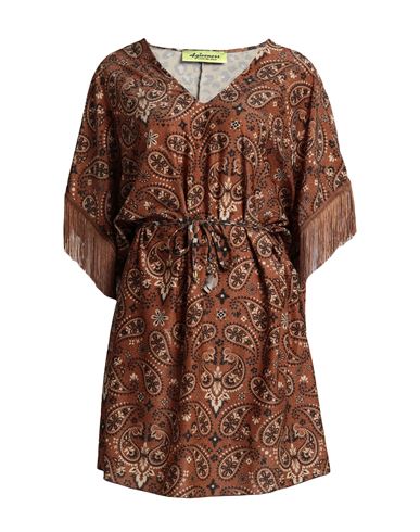 4giveness Woman Cover-up Brown Size Onesize Polyester, Elastane, Polyamide