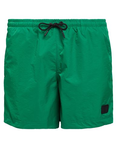 Shop Pt Torino Man Swim Trunks Green Size 38 Polyamide, Polyester