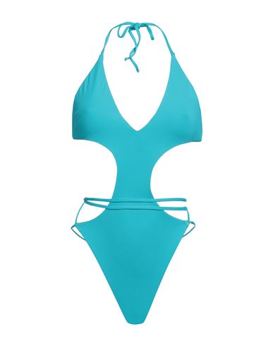 Matinee Matineé Woman One-piece Swimsuit Turquoise Size Xs Polyamide, Elastane In Blue