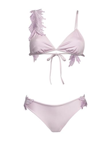 Clara Aestas Woman Bikini Lilac Size S Polyamide, Elastane, Polyester In Purple