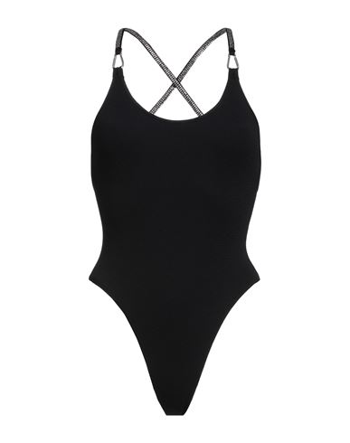 Shop Heron Preston Woman One-piece Swimsuit Black Size S Polyamide, Elastane