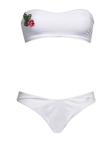Voi Sola Woman Bikini White Size L Polyester, Elastane