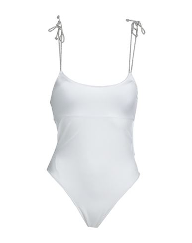 4giveness Woman One-piece Swimsuit White Size M Polyamide, Elastane