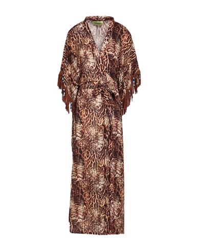 4giveness Woman Cover-up Camel Size Onesize Viscose In Brown