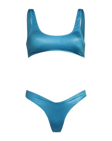 4giveness Woman Bikini Azure Size L Polyester, Elastane In Blue