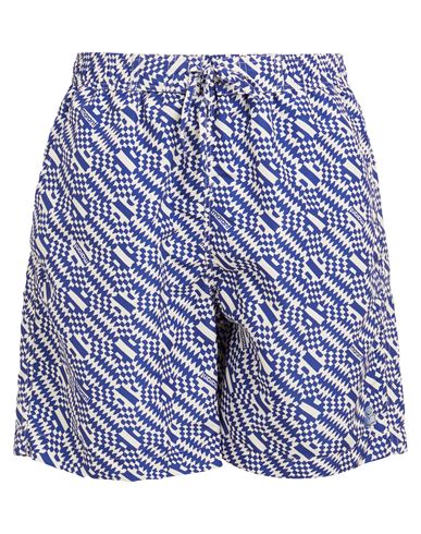 Shop Isabel Marant Man Swim Trunks Navy Blue Size L Polyester