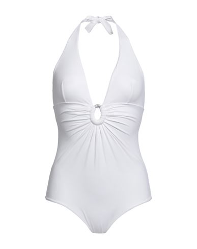 Shop Fisico Woman One-piece Swimsuit White Size S Polyamide, Elastane