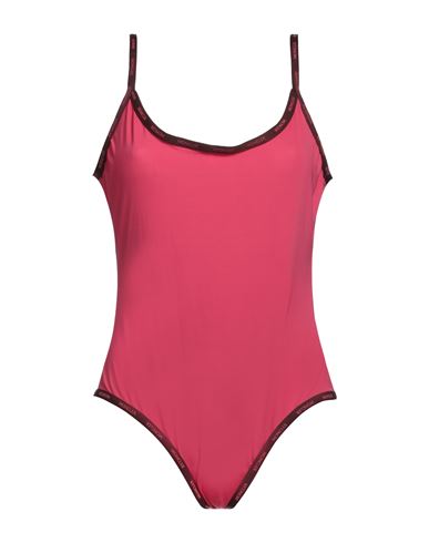 Moncler Woman One-piece Swimsuit Magenta Size M Polyamide, Elastane