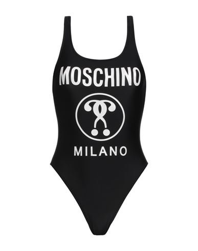 Moschino Woman One-piece Swimsuit Black Size 4 Polyamide, Elastane