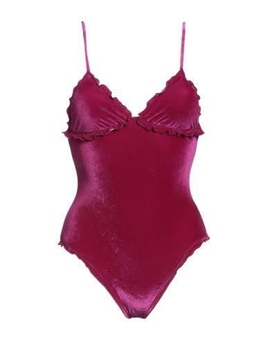Wikini Woman One-piece Swimsuit Mauve Size S Polyamide, Elastane In Purple