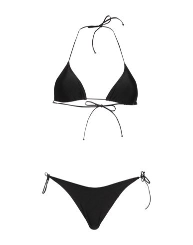 Wikini Woman Bikini Black Size L Polyamide, Elastane