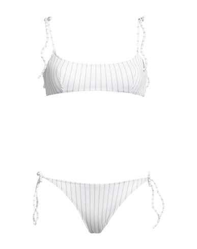 Wikini Woman Bikini White Size M Polyamide, Elastane, Polyester