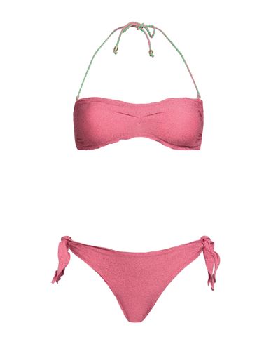 4giveness Woman Bikini Fuchsia Size S Viscose, Polyester, Polyamide, Elastane In Pink
