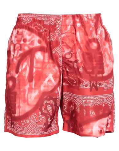 Givenchy Man Swim Trunks Red Size Xxl Polyester