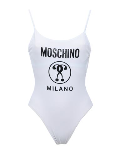 Moschino Woman One-piece Swimsuit White Size 10 Polyamide, Elastane
