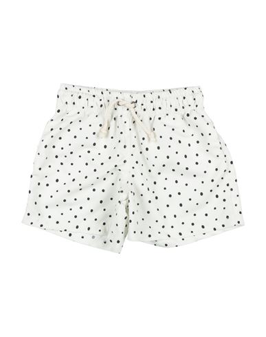 Shop Suncracy Toddler Boy Swim Trunks Ivory Size 6 Polyester In White