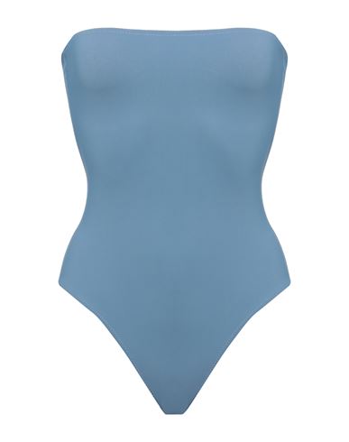 Lido Woman One-piece Swimsuit Pastel Blue Size M Polyamide, Elastane