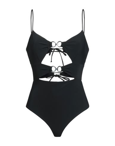 Nensi Dojaka Woman One-piece Swimsuit Black Size M Polyester, Elastane