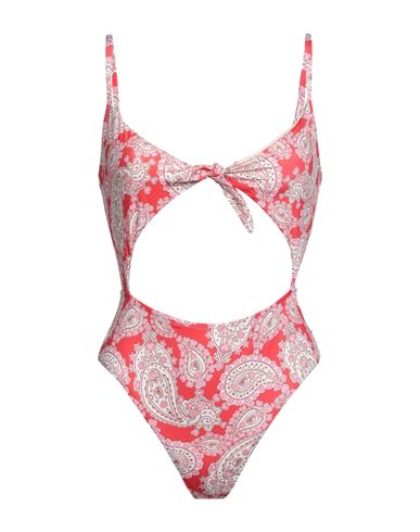 Chiara Ferragni Woman One-piece Swimsuit Red Size 4 Polyester, Elastane