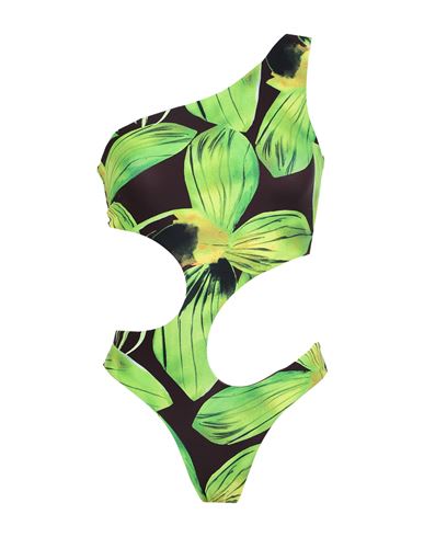 Shop Louisa Ballou Woman One-piece Swimsuit Brown Size M Polyamide, Elastane
