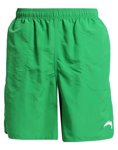 Stussy Man Swim Trunks Green Size Xl Nylon