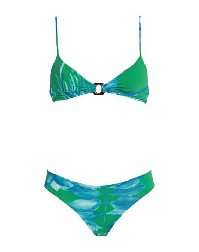 Siyu Woman Bikini Green Size 4 Polyamide, Elastane