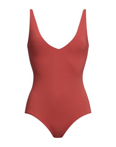 Siyu Woman One-piece Swimsuit Rust Size 4 Polyamide, Elastane In Red