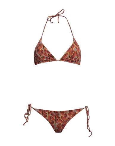 Siyu Woman Bikini Brick Red Size 8 Polyamide, Elastane