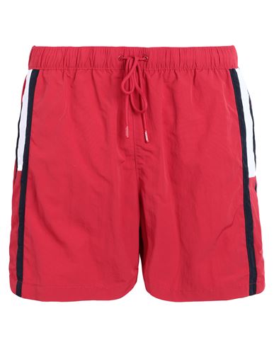 Tommy Hilfiger Man Swim Trunks Red Size Xl Polyester
