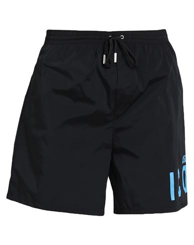 Shop Dsquared2 Man Swim Trunks Black Size 38 Polyamide, Elastane