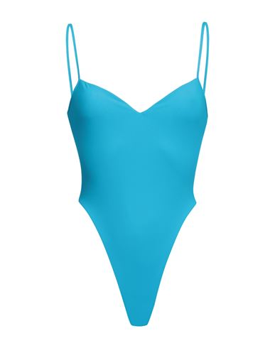 Dsquared2 Woman One-piece Swimsuit Azure Size 2 Polyamide, Elastane In Blue