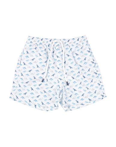Shop Fedeli Toddler Boy Swim Trunks White Size 6 Recycled Polyester