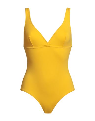 Laura Urbinati Woman One-piece Swimsuit Yellow Size 8 Polyamide, Elastic Fibres