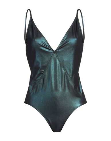 Rick Owens Woman One-piece Swimsuit Deep Jade Size 6 Polyester, Elastane In Green