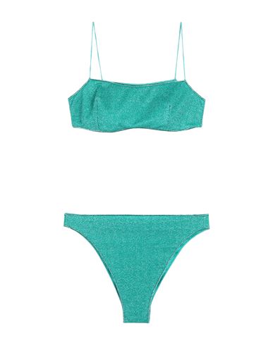Oseree Oséree Woman Bikini Emerald Green Size L Polyester