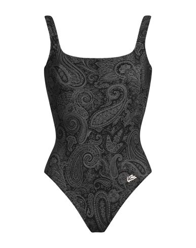 Etro Woman One-piece Swimsuit Black Size 8 Polyamide, Elastane