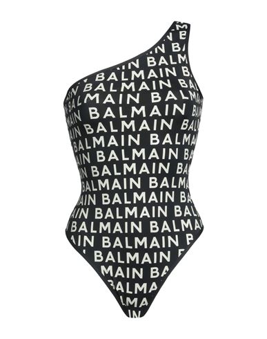 Balmain Woman One-piece Swimsuit Black Size 14 Polyamide, Elastane