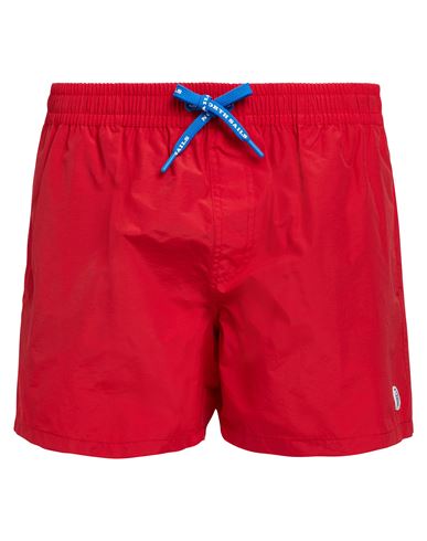 Shop North Sails Man Swim Trunks Red Size Xl Cotton, Nylon